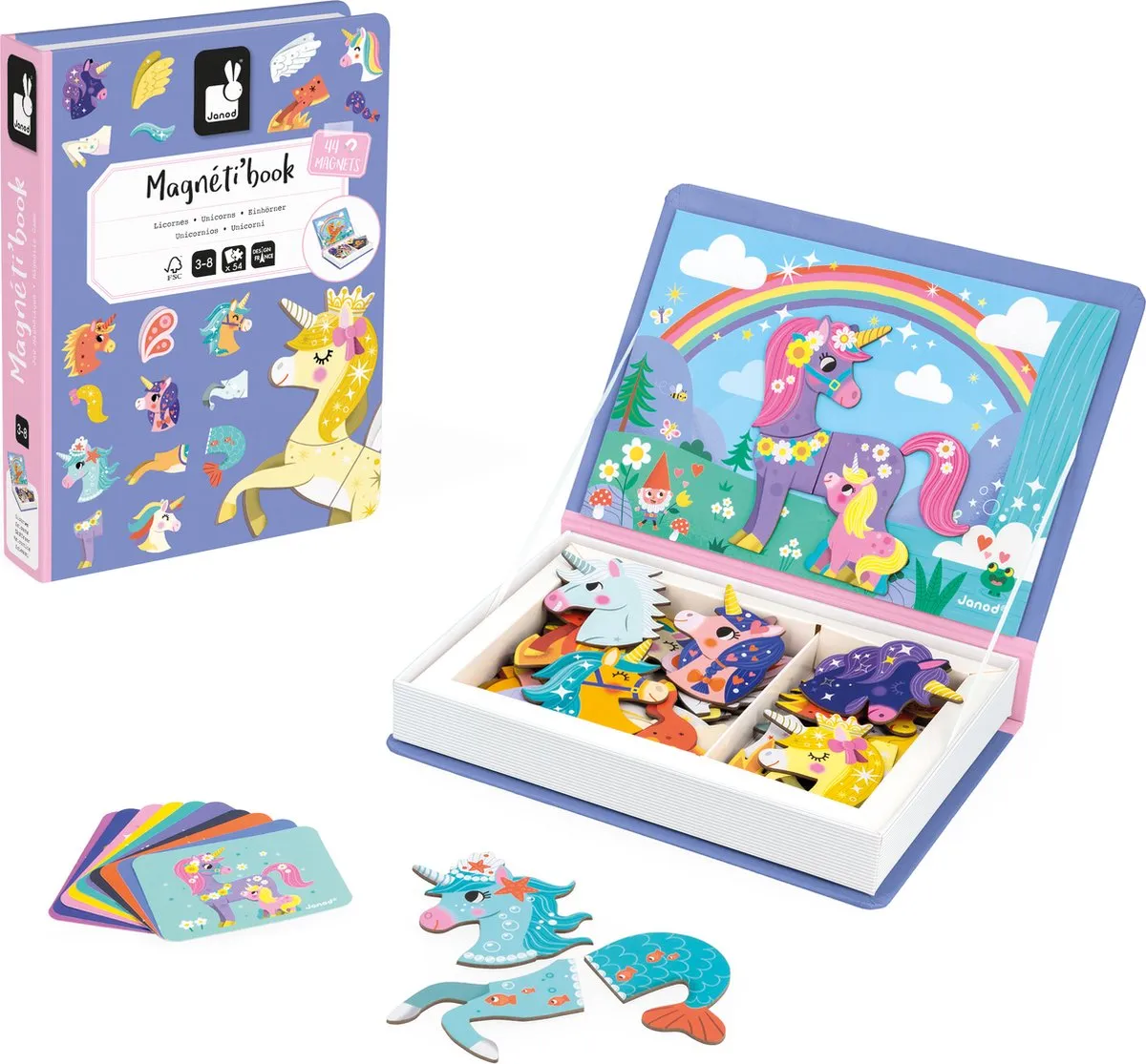 Janod Magnetibook Unicorn Magneetboek
