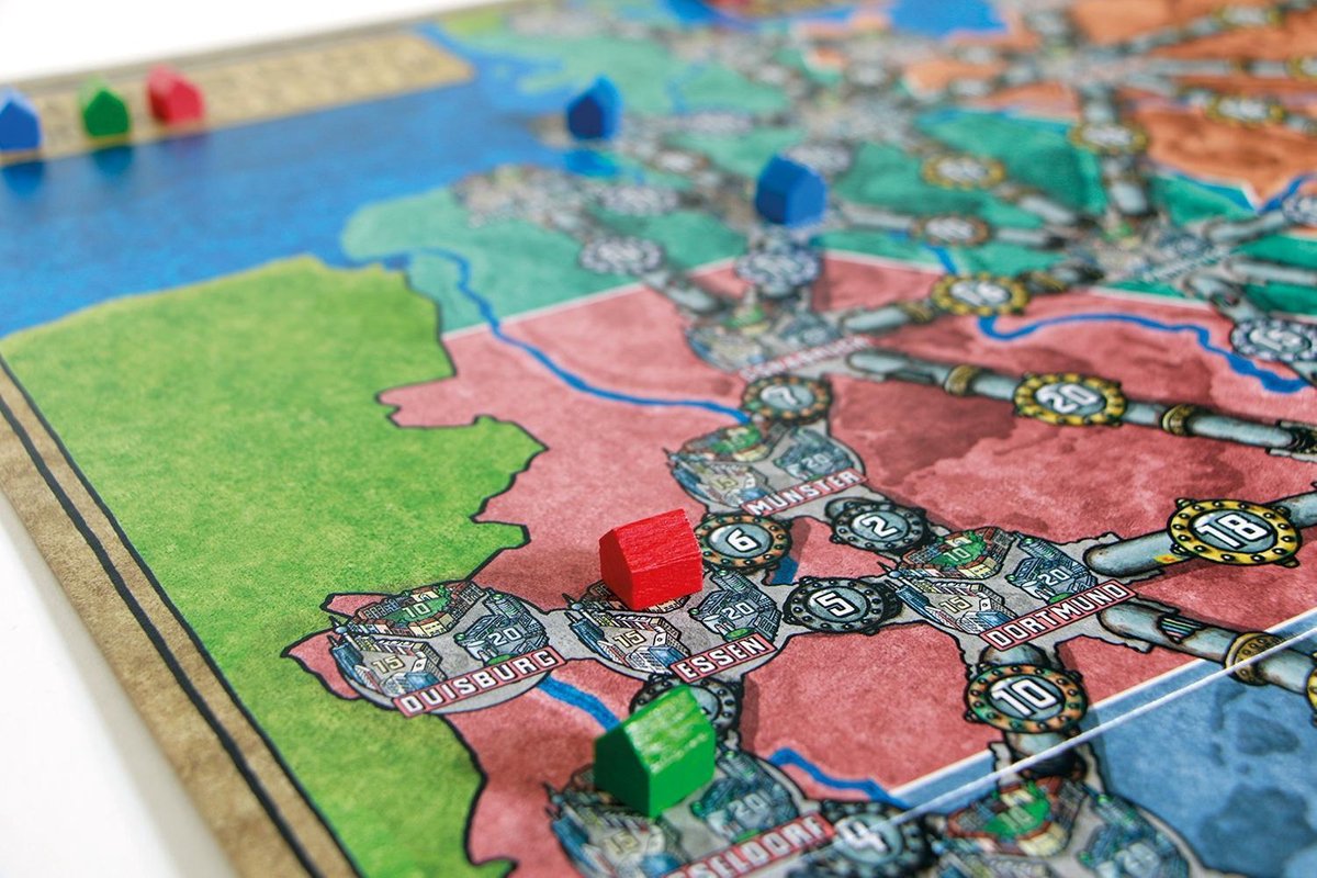 999 Games - Hoogspanning - logistiek en commercieel Bordspel - ook voor 2 spelers -