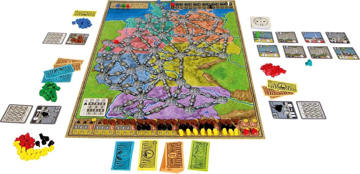 999 Games - Hoogspanning - logistiek en commercieel Bordspel - ook voor 2 spelers -