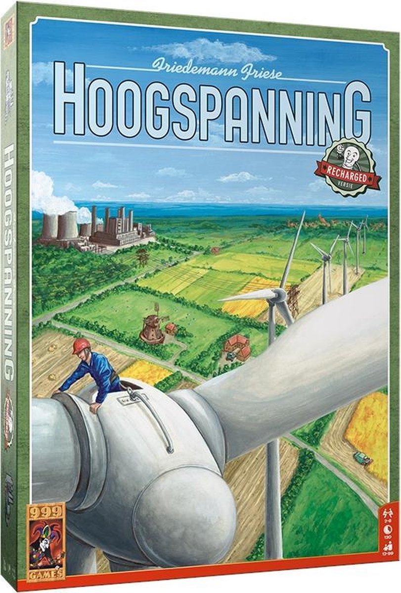 999 Games - Hoogspanning - logistiek en commercieel Bordspel - ook voor 2 spelers -
