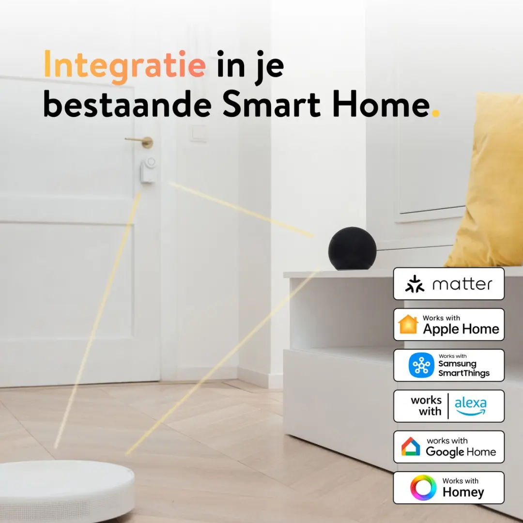 Nuki Smart Lock Go Wit - Sleutelloos Deurslot 200 Sleutels