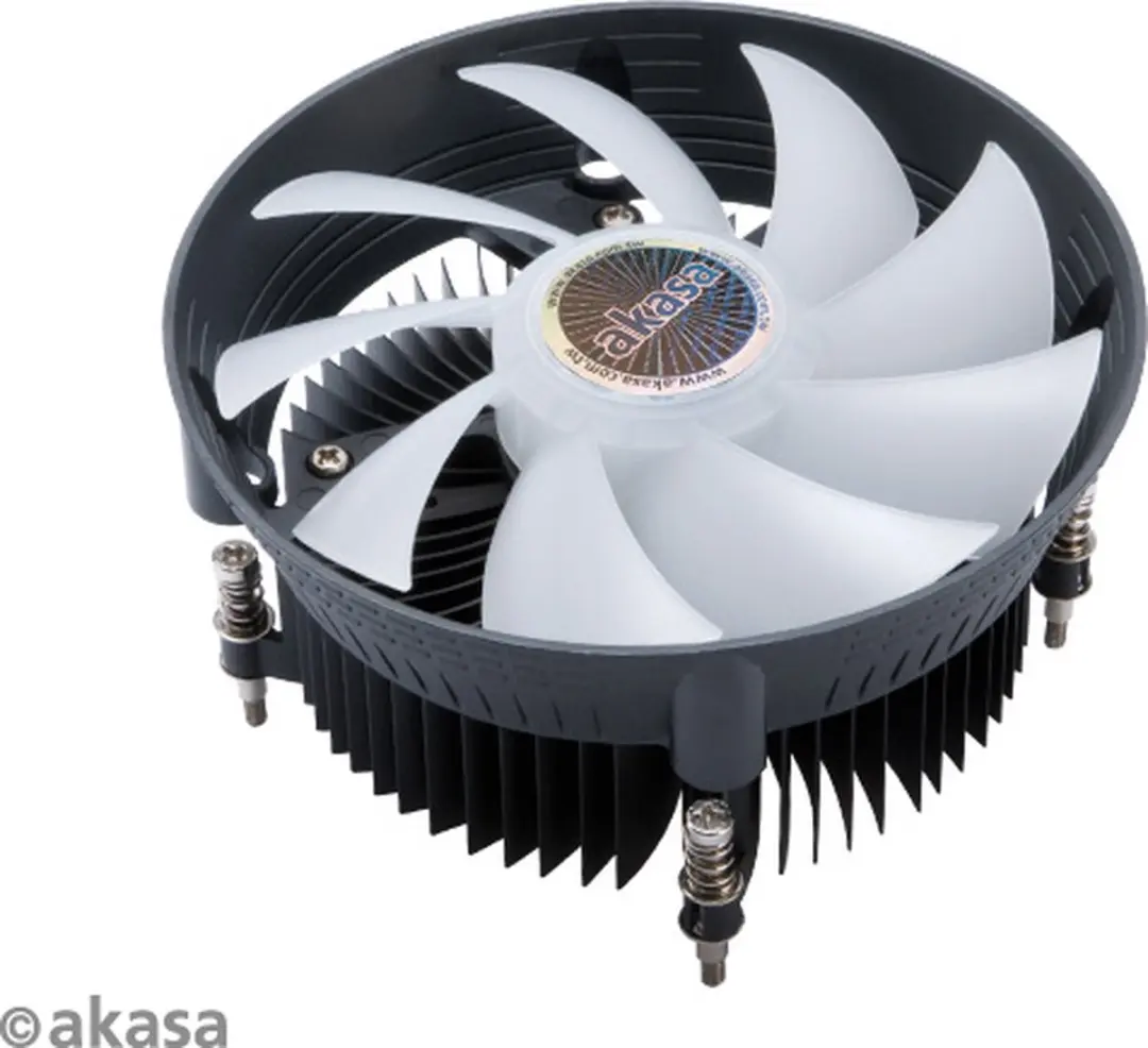 Akasa AK-CC7139HP01 Vegas Chroma LG CPU Koeler - 12cm - RGB Zwart/Wit