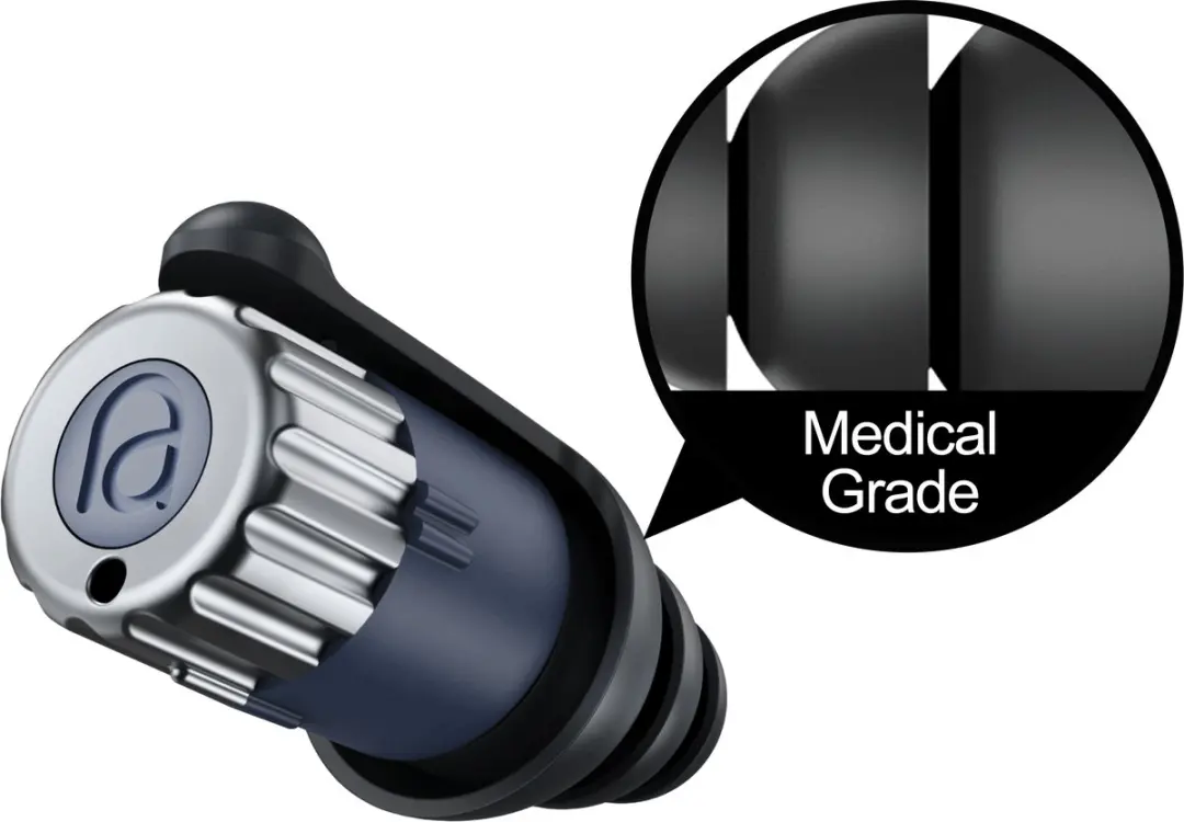 Mixx Assistive Audio Adaptive Oordoppen - 3 Niveaus Ruisonderdrukking - Zwart