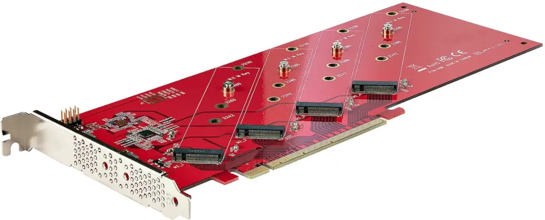 Startech QUAD-M2-PCIE-CARD-B PCI-kaart