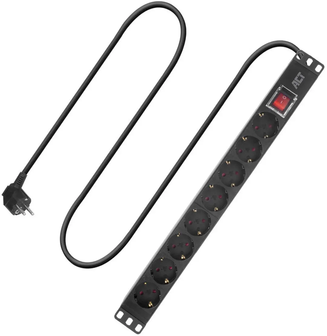 ACT Stekkerdoos PDU 9-voudig 3m 4000W