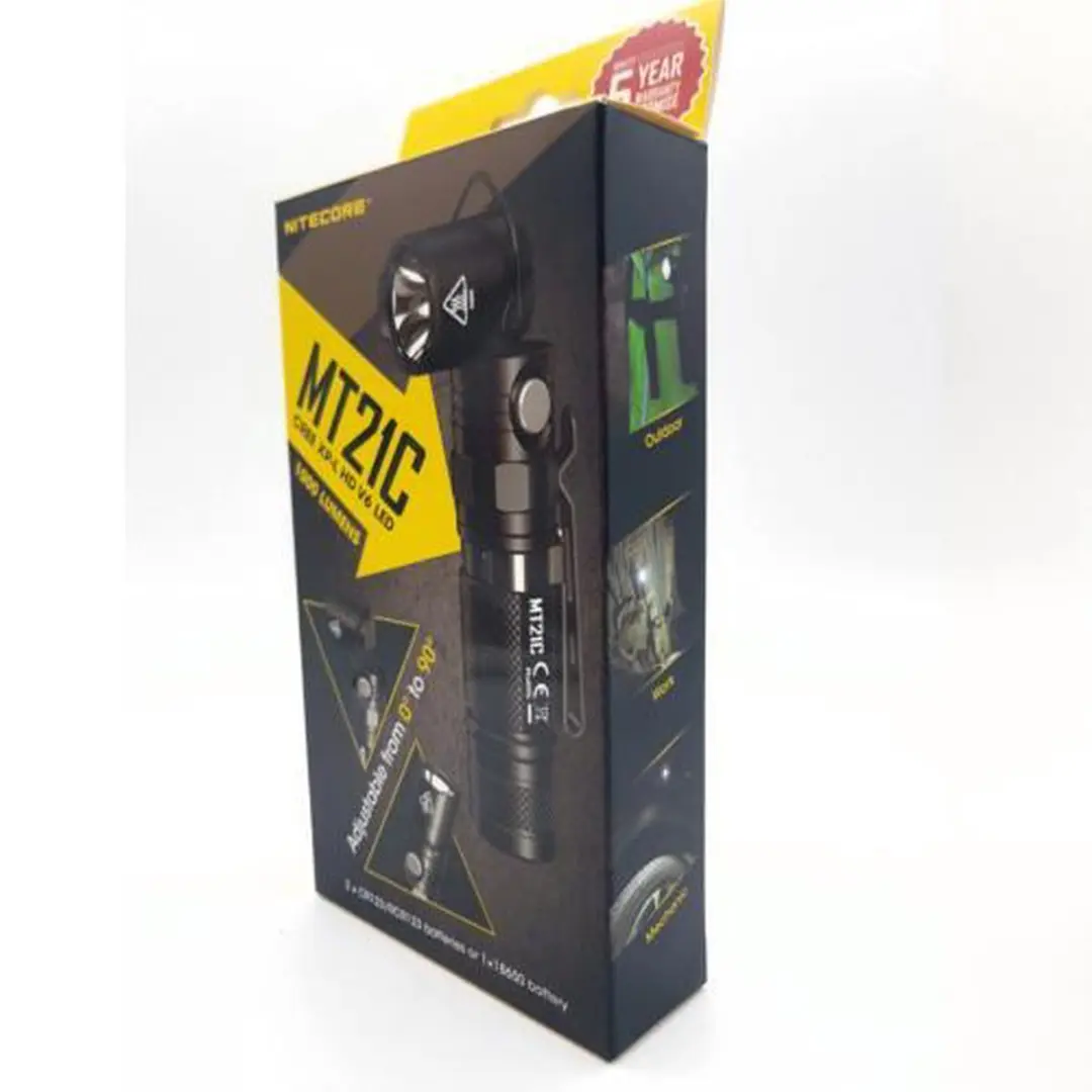 Nitecore MT21C Zaklamp - Zwart