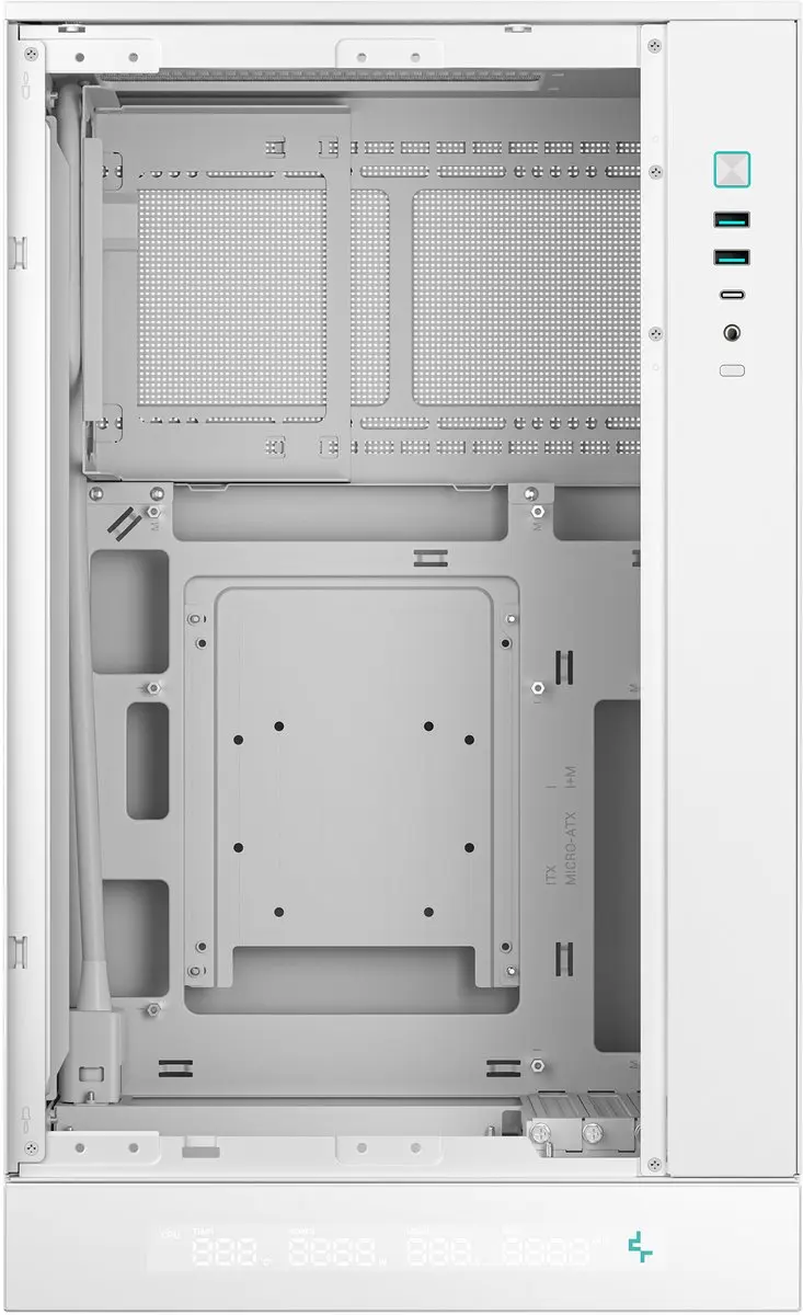 DeepCool CH270 WH Mini Tower Behuizing - Wit