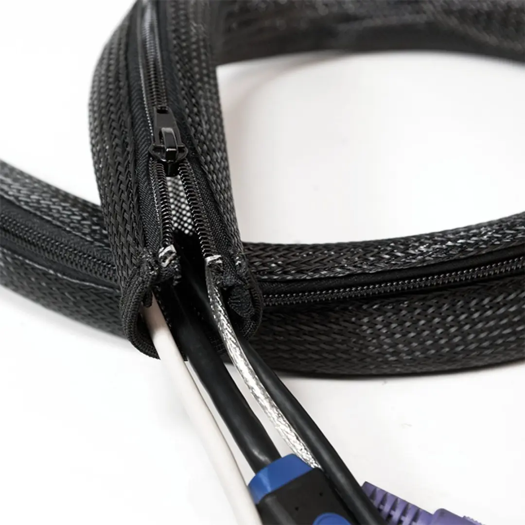 Kabelhoes met klittenband DS-Kabelhoes - 2m Wit