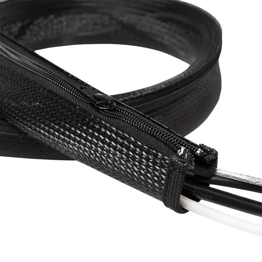 Kabelhoes met klittenband DS-Kabelhoes - 2m Wit