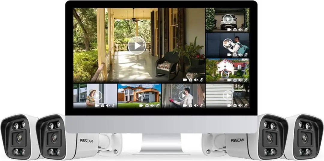 Foscam FN9108E-B4-2T Beveiligingssysteem 5MP - 8 Kanalen - 4 Camera's - 2TB
