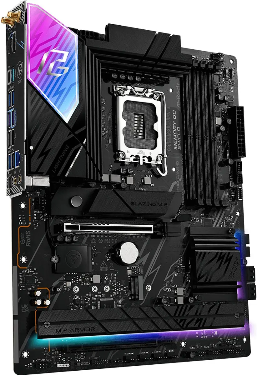 ASRock B860 Lightning WiFi ATX Moederbord - LGA 1851