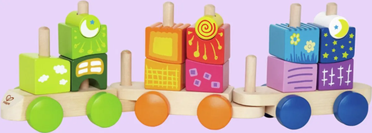 Hape Fantasiebausteine Eisenbahn E0417