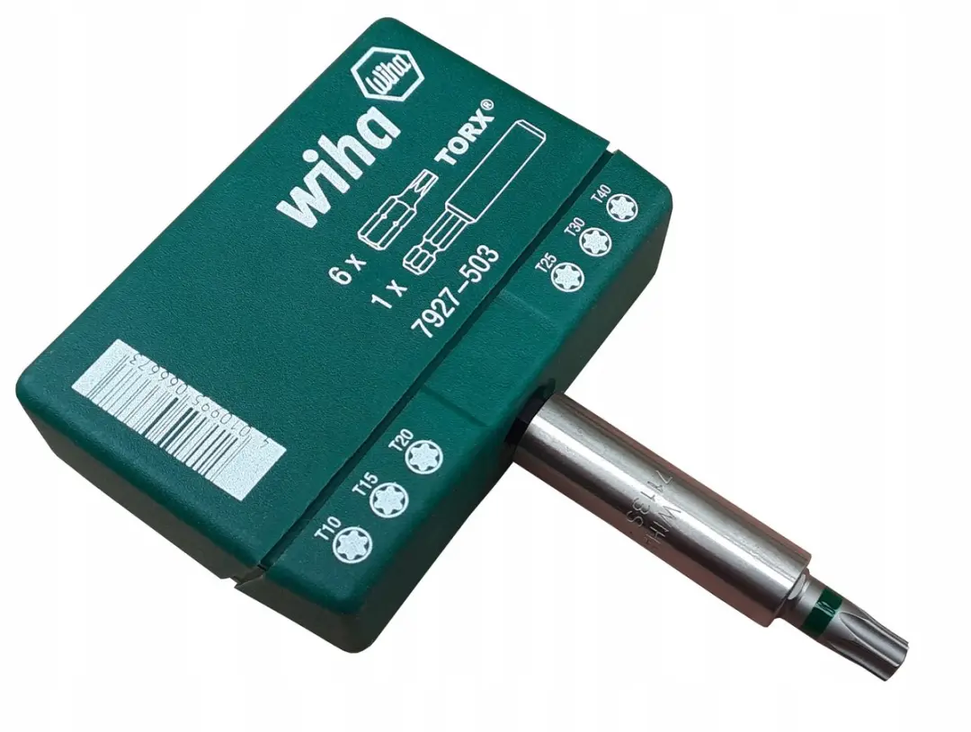 Wiha Groene Tresor Torx Bitset 7-delig 1/4"