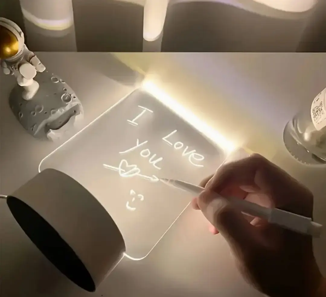 Creative Nachtlampje Inclusief Pen - USB - Warm Wit