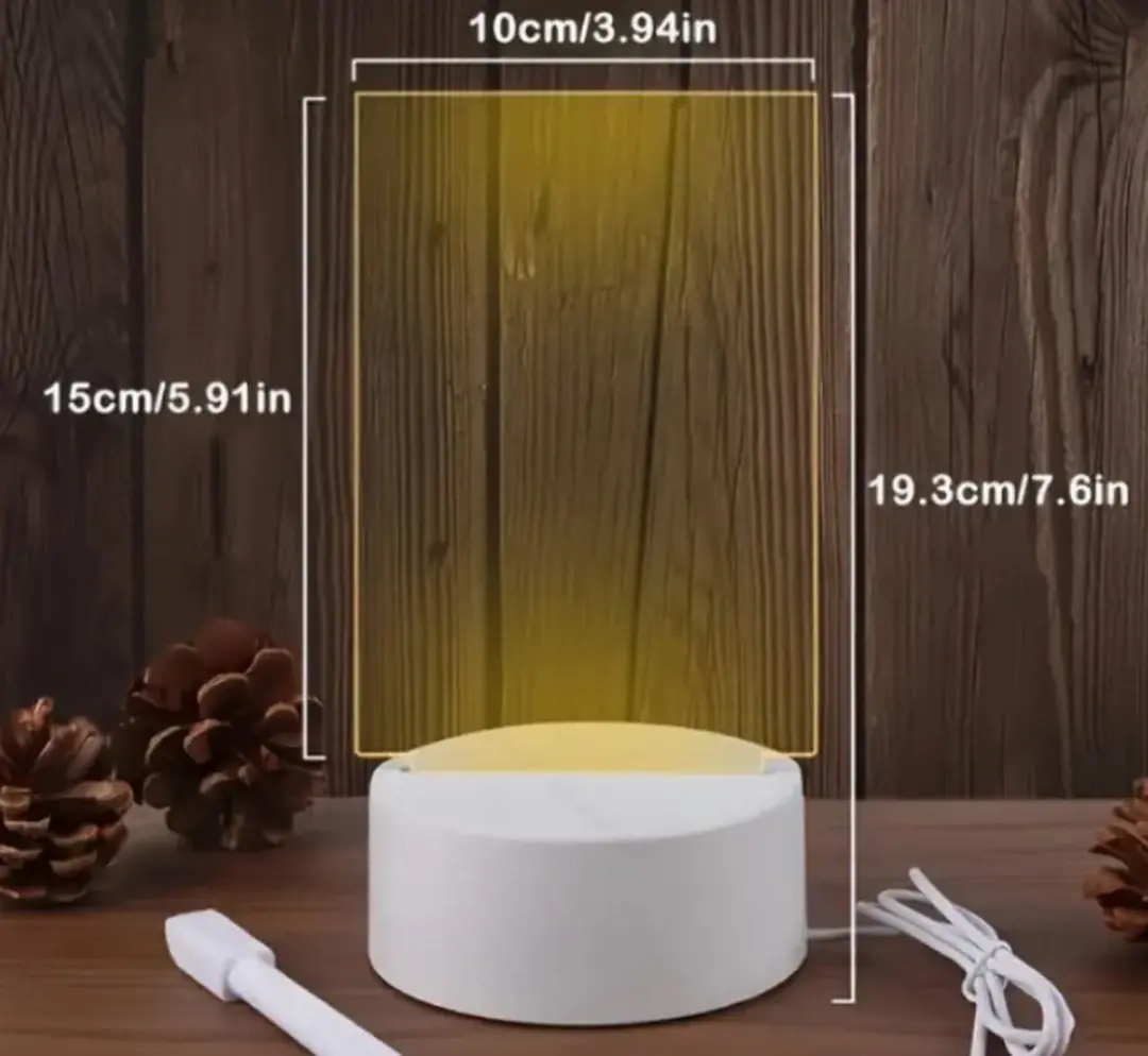Creative Nachtlampje Inclusief Pen - USB - Warm Wit