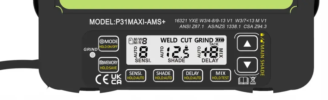 APS Expert P31-MAXI X1 Automatische Lashelm - Grijs