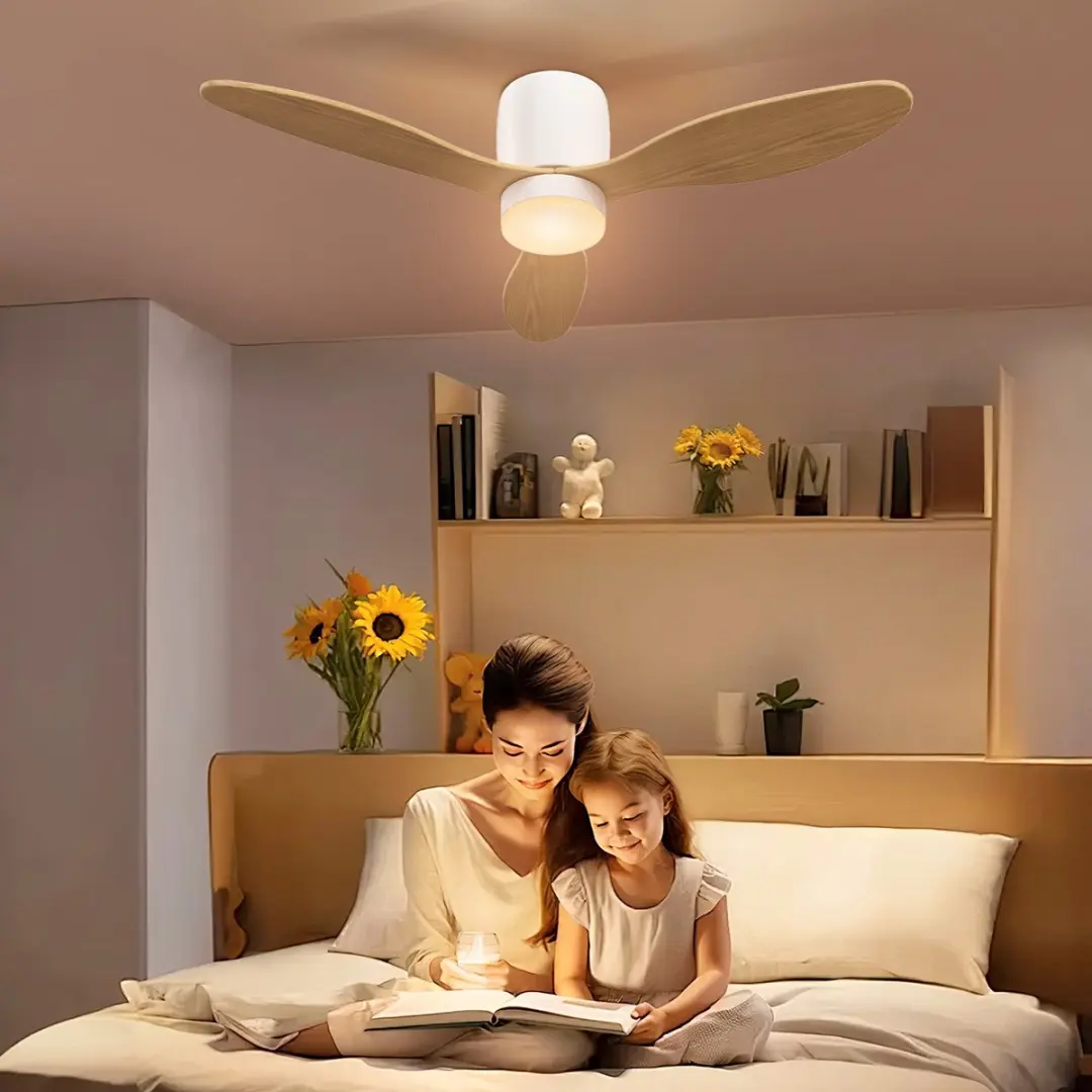Homcom Plafondventilator met lamp - Ø115cm - Zwart - afbeelding 6 van 6