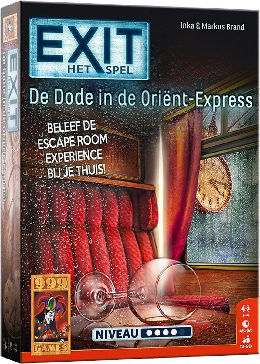999 Games EXIT De dode in de Orient Express - Breinbreker - 1-4 Spelers