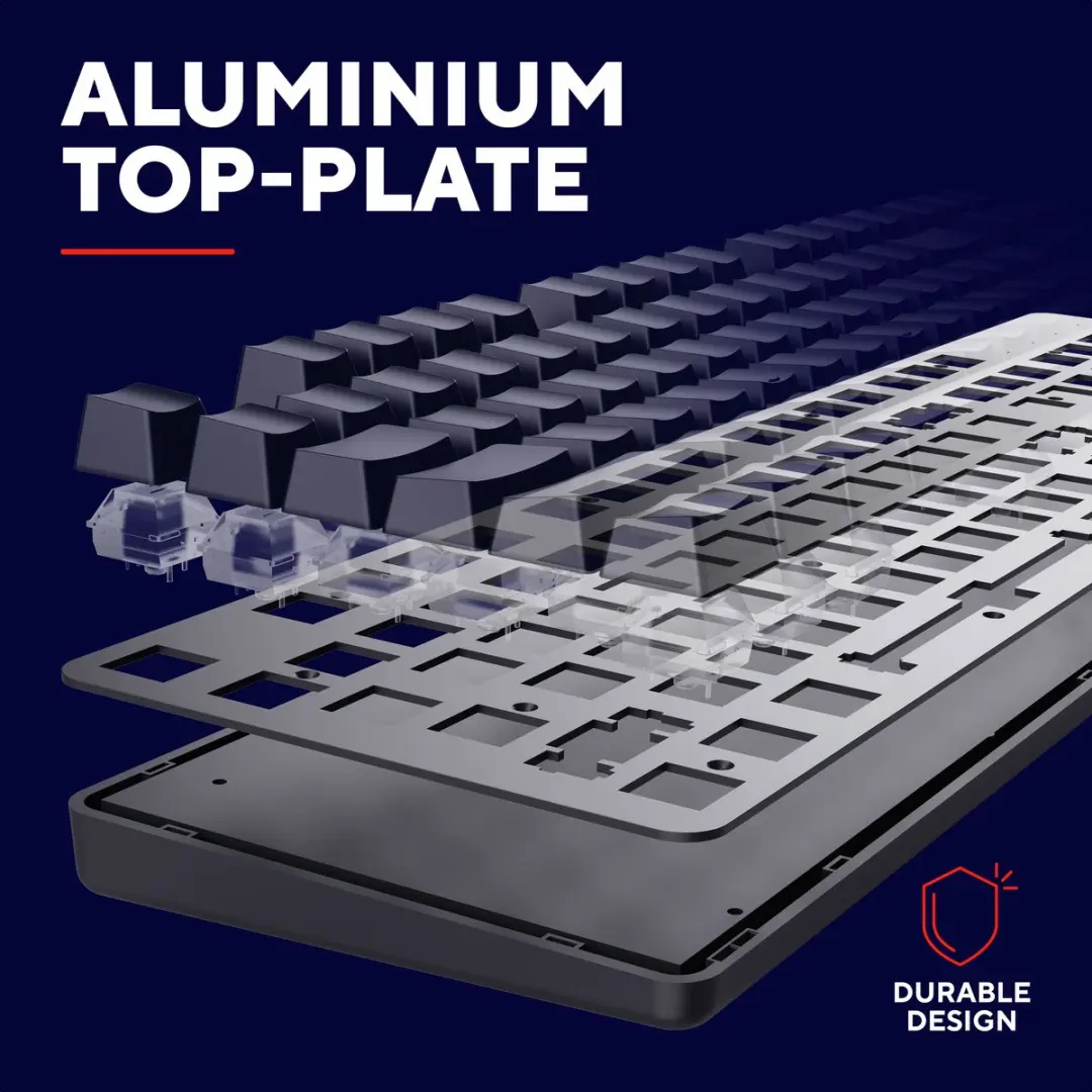 Trust GXT 871 Zora Gaming Toetsenbord - Mechanisch AZERTY - Zwart