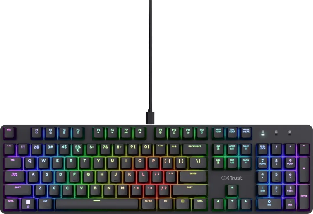 Trust GXT 871 Zora Gaming Toetsenbord