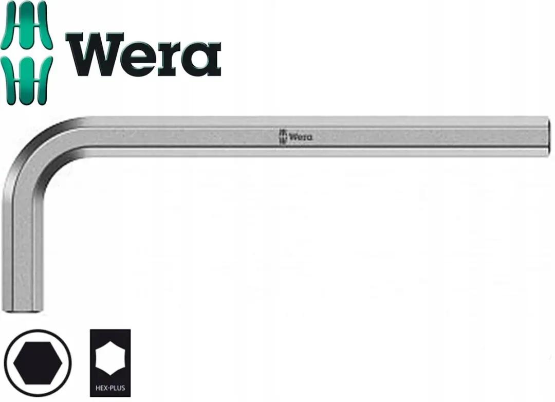 Wera 021010 Inbussleutel 2mm - Kort