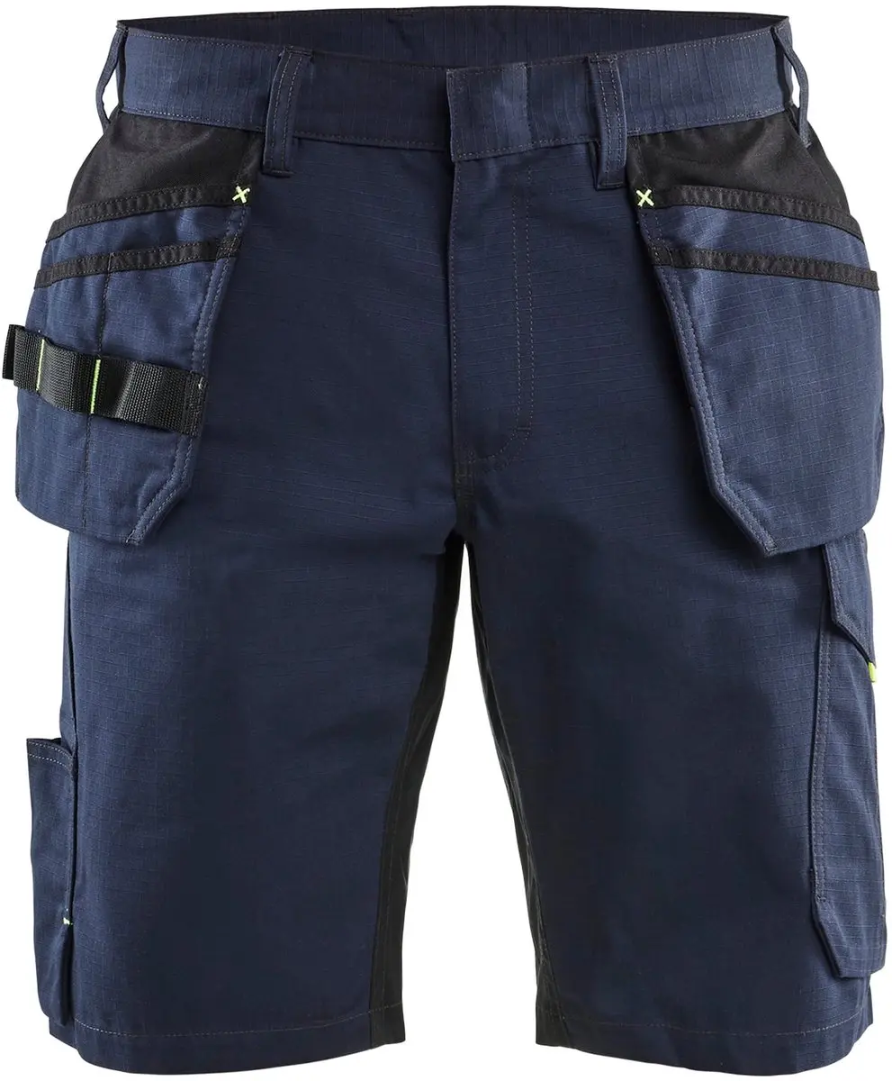 Blåkläder Service Short 1494-1330 - Donker Marineblauw/High Vis Geel - Maat 48