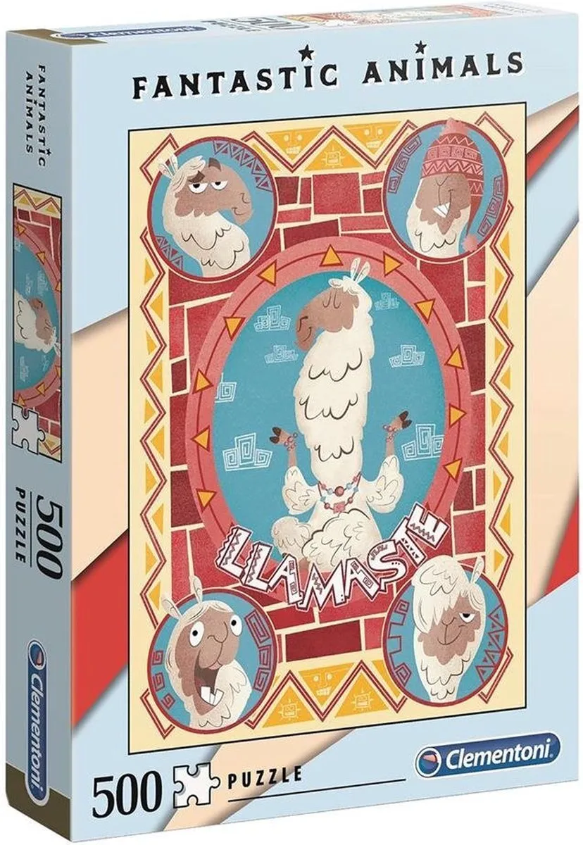 Clementoni Fantastic Animals Llama Puzzle 500 Stuks - Multi
