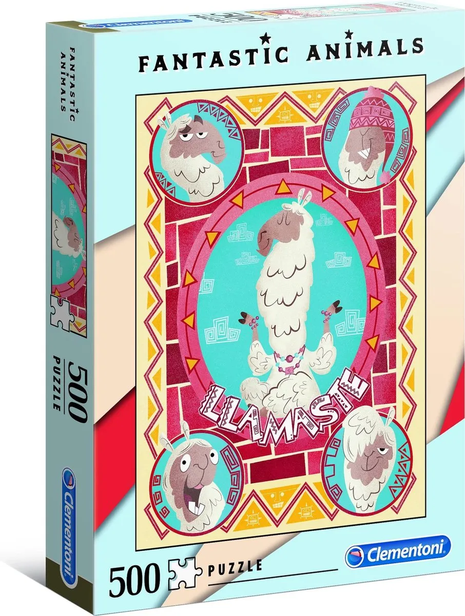 Clementoni Fantastic Animals Llama Puzzle 500 Stuks - Multi