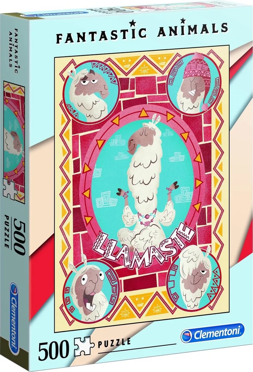 Clementoni Fantastic Animals Llama Puzzle 500 Stuks