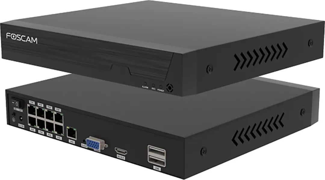 Foscam FN9108H NVR 8 Kanalen 5MP - Zwart - afbeelding 6 van 6