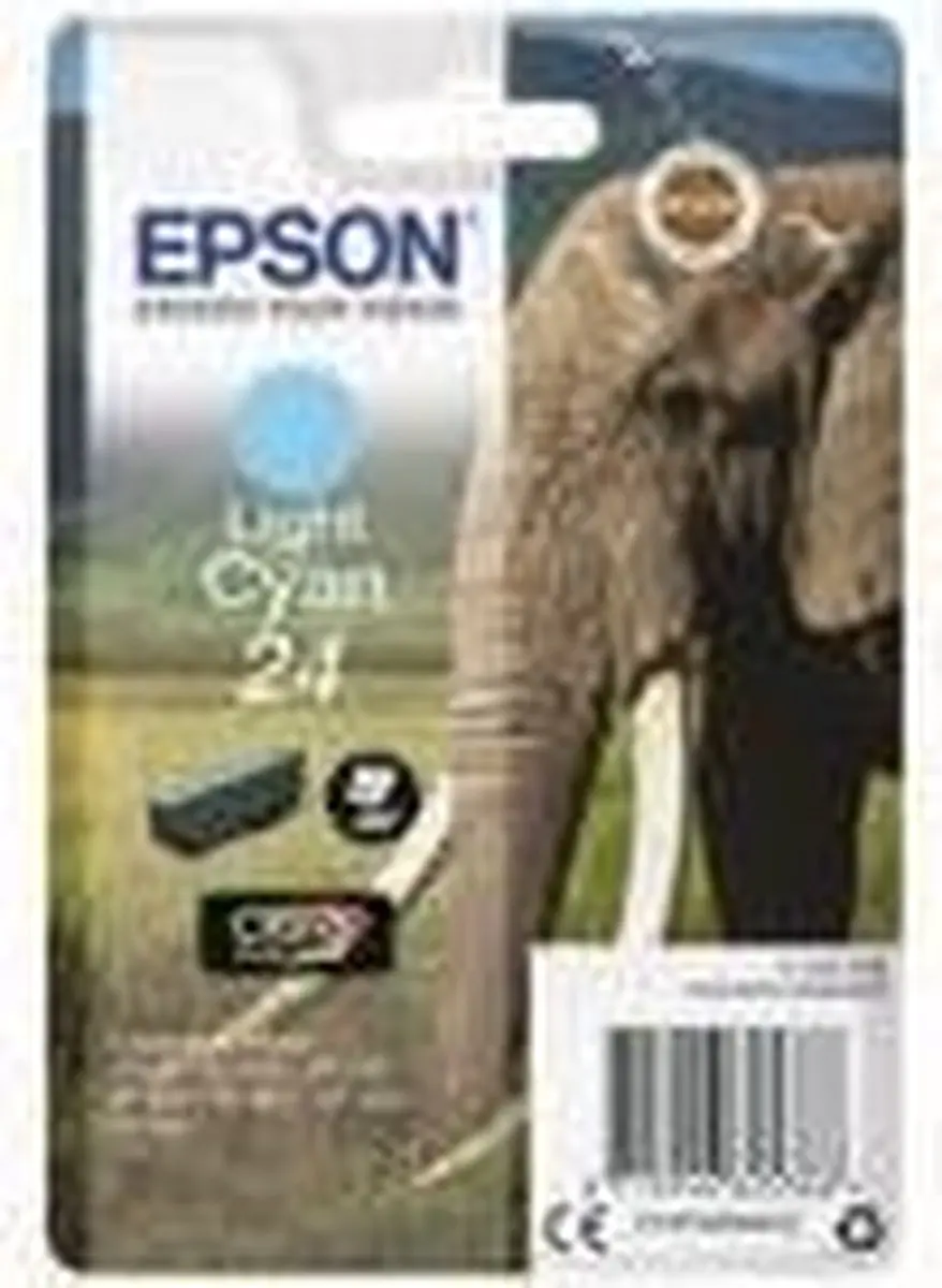 Epson Elephant 24 Claria Photo HD C13T24254022 Inktcartridge - Cyaan