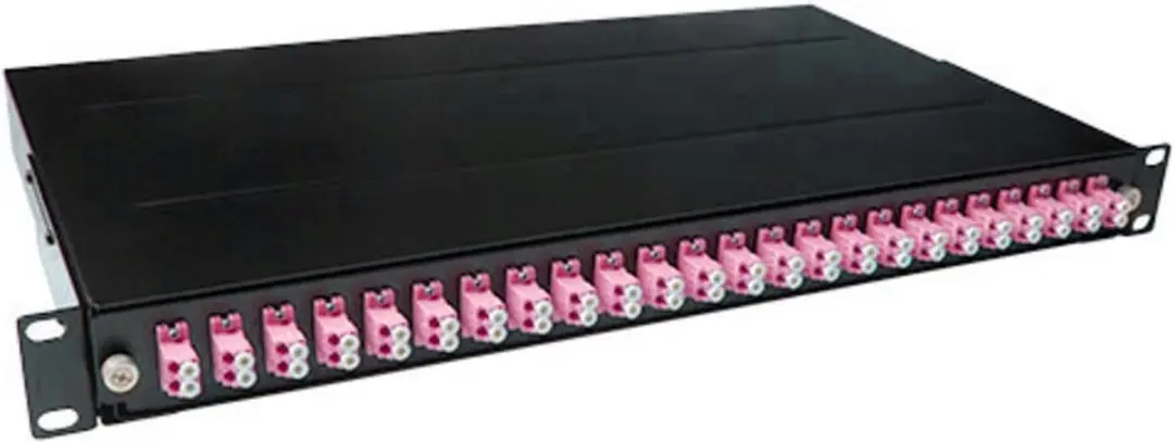 ACT Fiber Panel FA2040 24x Duplex LC OM4 - Zwart