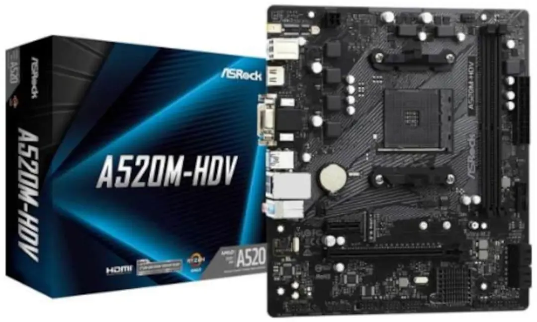 ASRock A520-HDV Moederbord