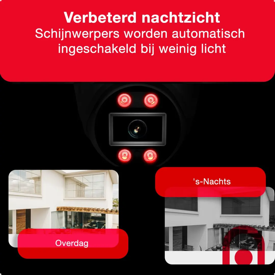 Foscam T5EP Beveiligingscamera Buiten 5MP - PoE - Zwart
