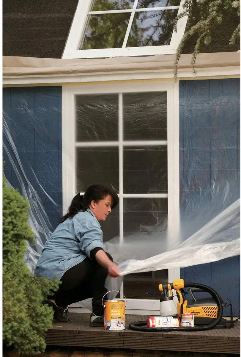 Tesa 04365-00001-01 Afdekfolie Easy Cover 4369 - 14m x 1.4m - Transparant