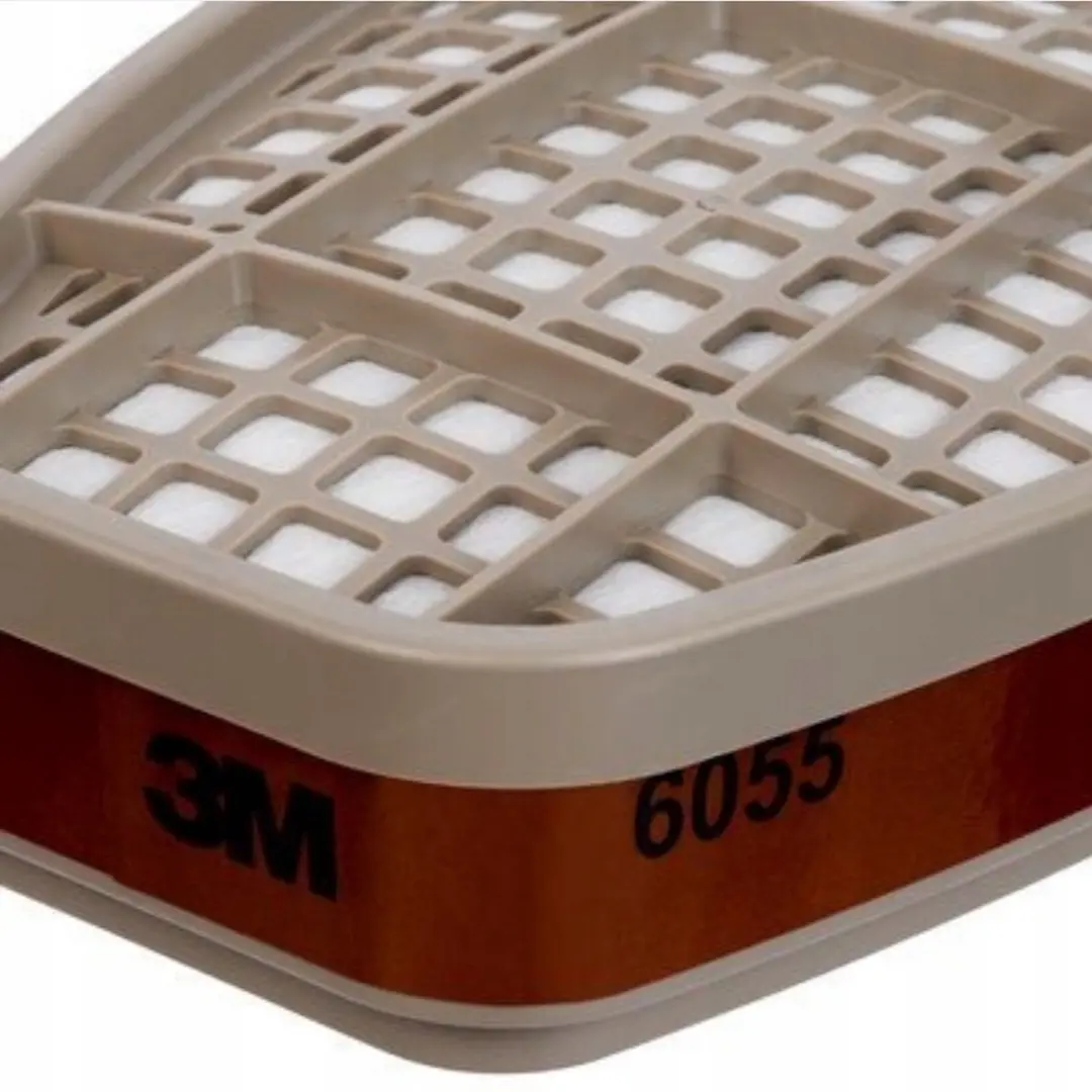 3M 6300 Halfgelaatsmasker L - Compleet met A2/D/P1R Filters - 7 Stuks
