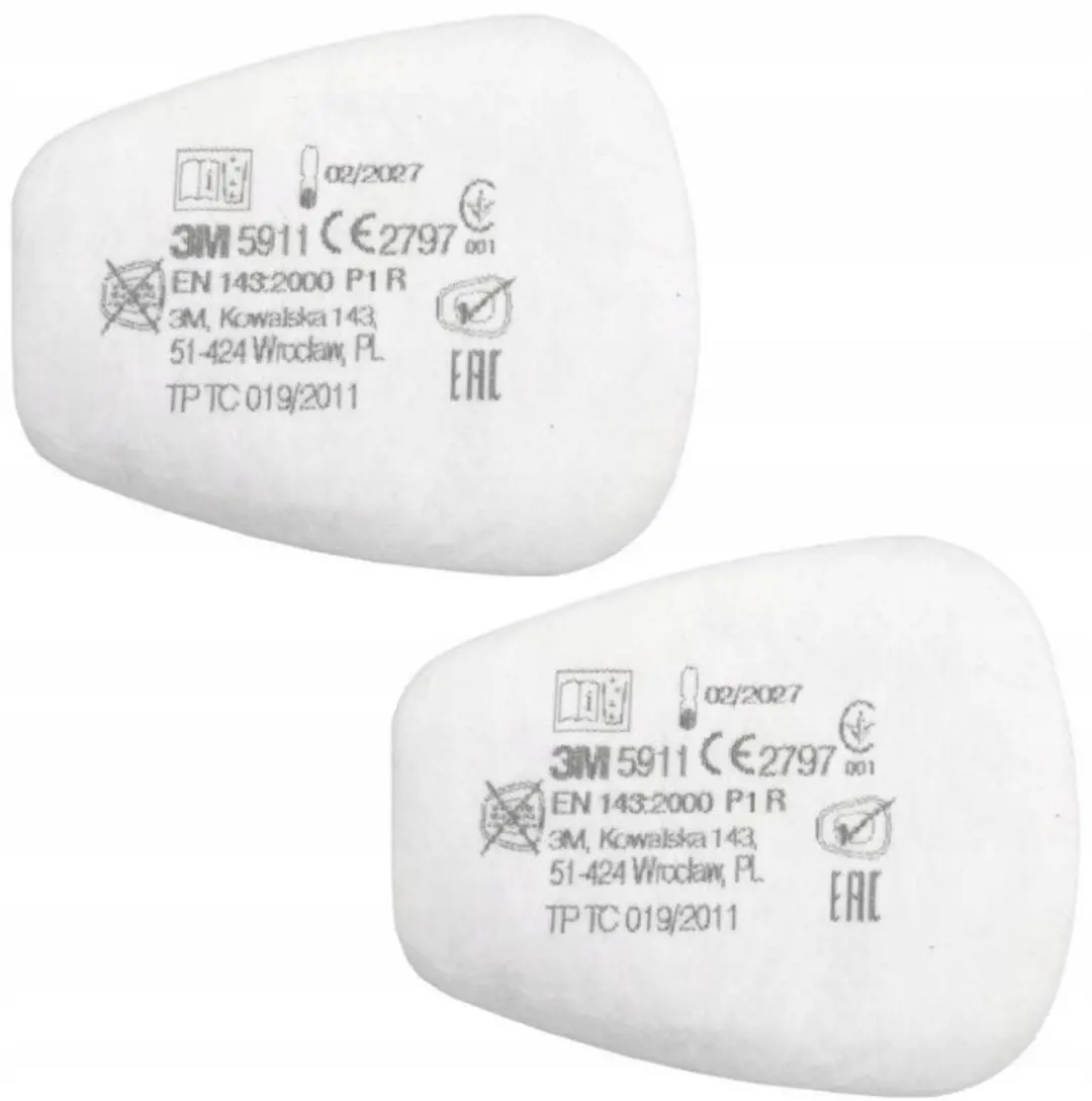 3M 6300 Halfgelaatsmasker L - Compleet met A2/D/P1R Filters - 7 Stuks