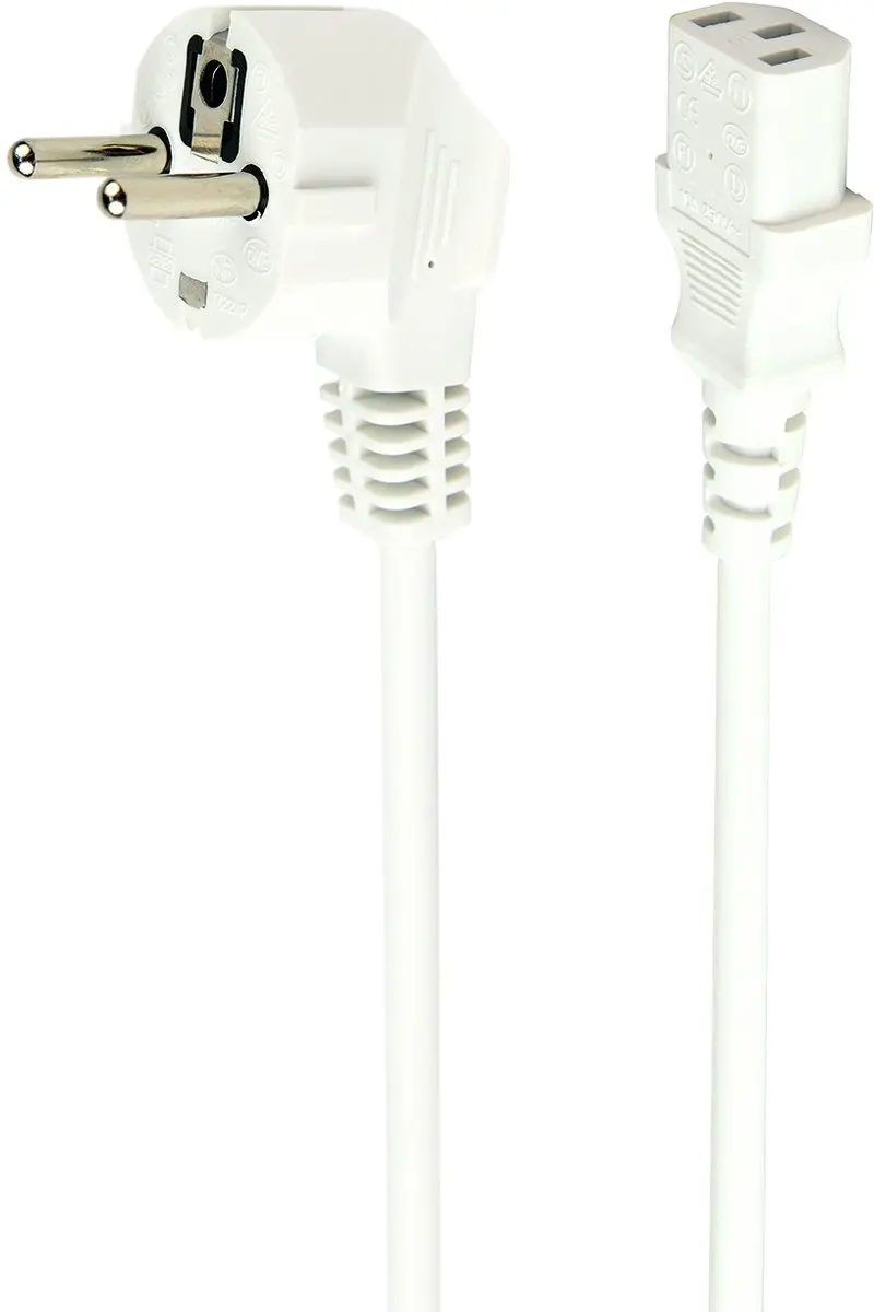 Cablexpert Netsnoer C13 1,8m Wit