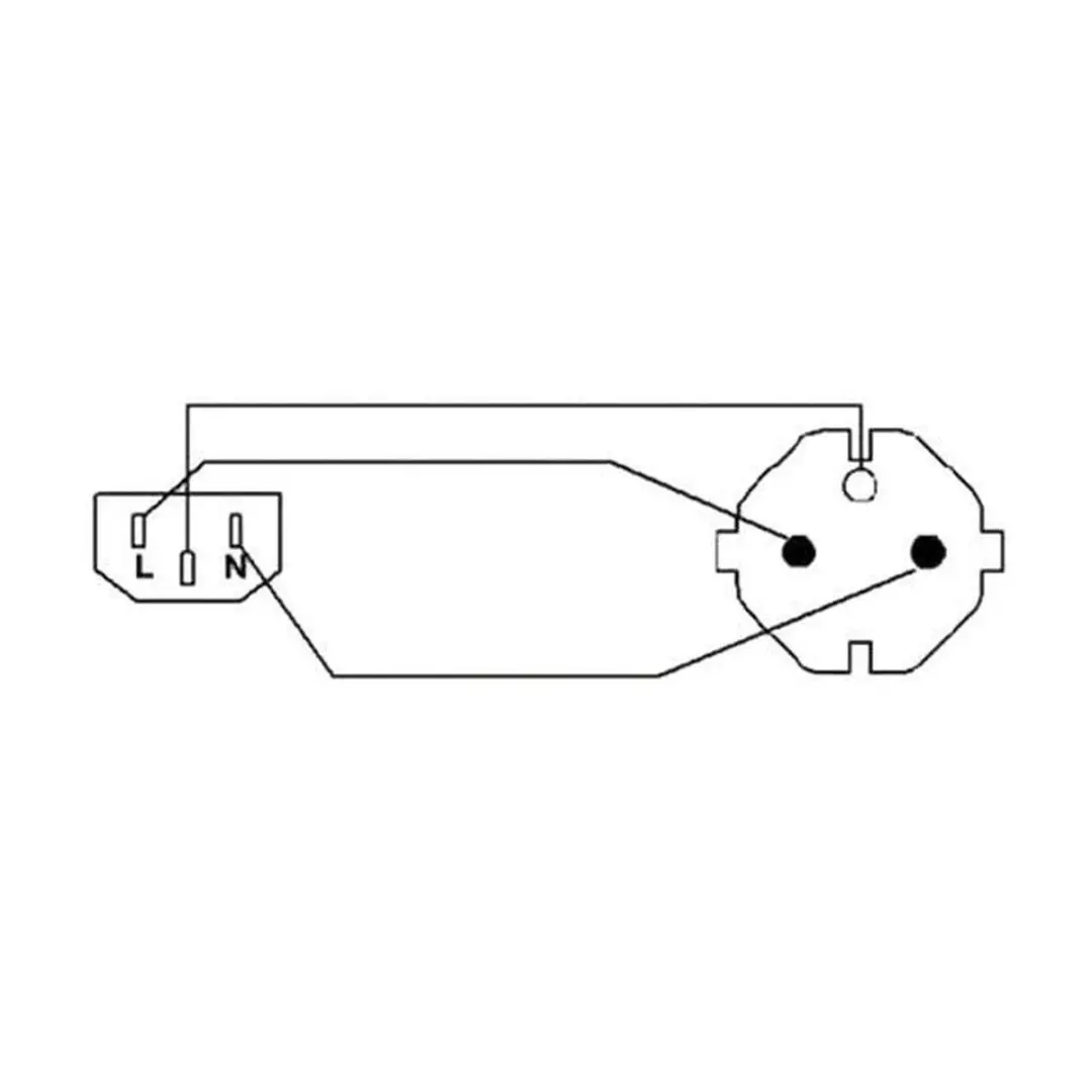 Cablexpert Netsnoer C13 1,8m Wit