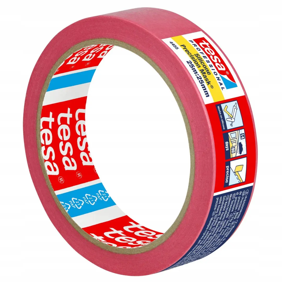 Tesa Precision Mask 4455 Siliconen Afplaktape 25mm x 25m
