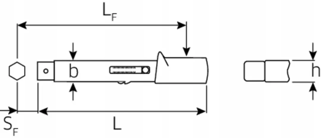 Stahlwille Momentsleutel 30-175 in.lb - 9x12mm