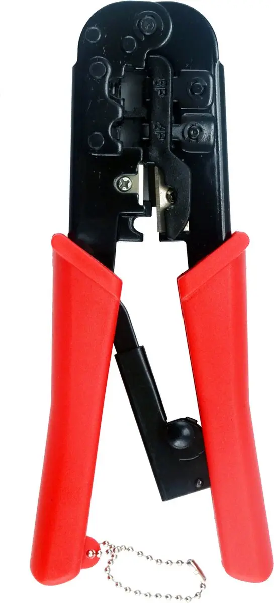 Cablexpert T-WC-02 Krimptang - RJ45/RJ12/RJ11 - Zwart/Rood