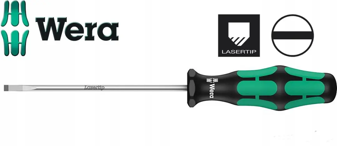 Wera Schroevendraaier 335 SL 3 - 3,0x0,5x150mm - Groen/Zwart