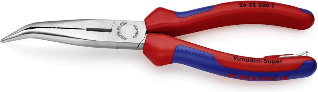 Knipex 26 22 200 Werkplaats Platte rondbektang 200mm