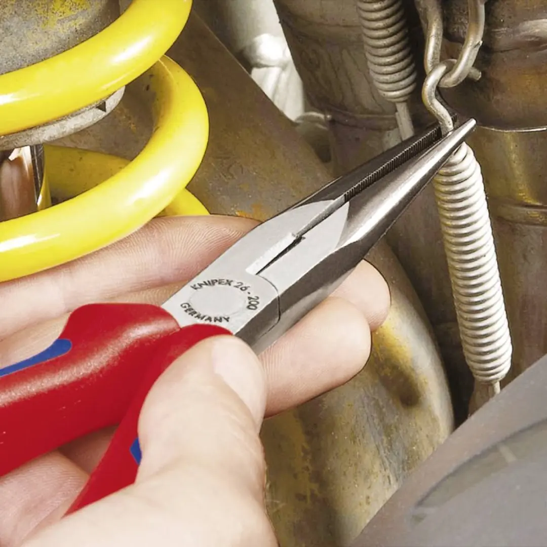 Knipex 26 22 200 Werkplaats Platte rondbektang 200mm