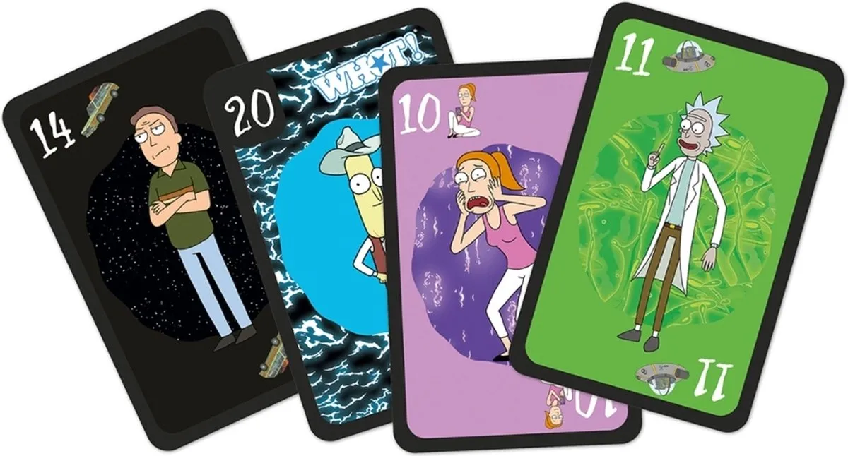 Winning Moves Rick and Morty WHOT! Speelkaarten - Meertalig