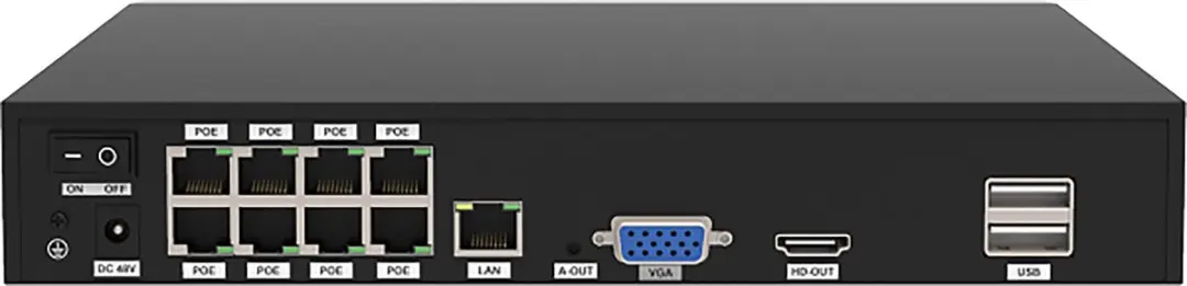 Foscam FN9108E-T4-2T Beveiligingscamera Kit - 4 Camera's 5MP PoE - 2TB