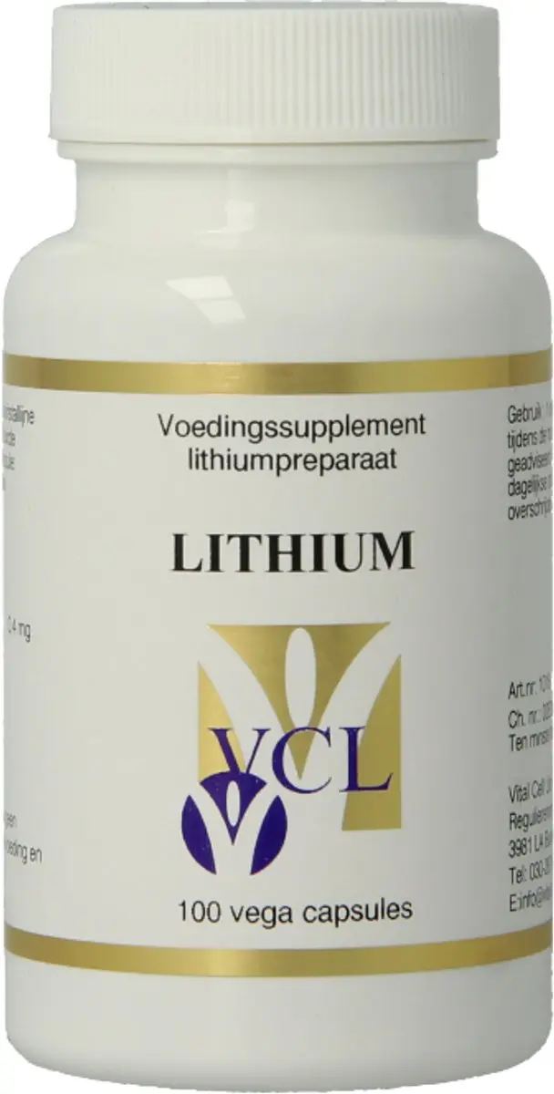 Vital Cell Life Lithium 400Mcg VCL 100mg