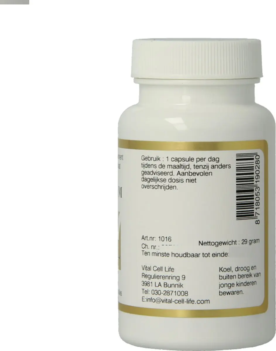Vital Cell Life Lithium 400Mcg VCL 100mg