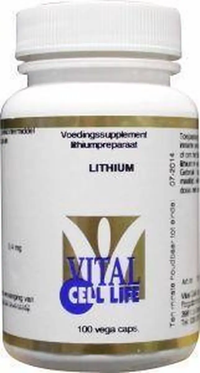 Vital Cell Life Lithium 400Mcg VCL 100mg